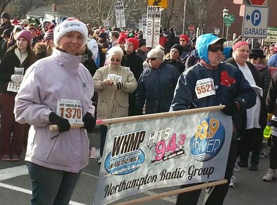 Hot Chocolate Run in Downtown Northampton