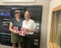 Megan Zinn with local author Megan Tady about her debut novel "Super Bloom